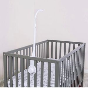 Universal baby crib mobile arm